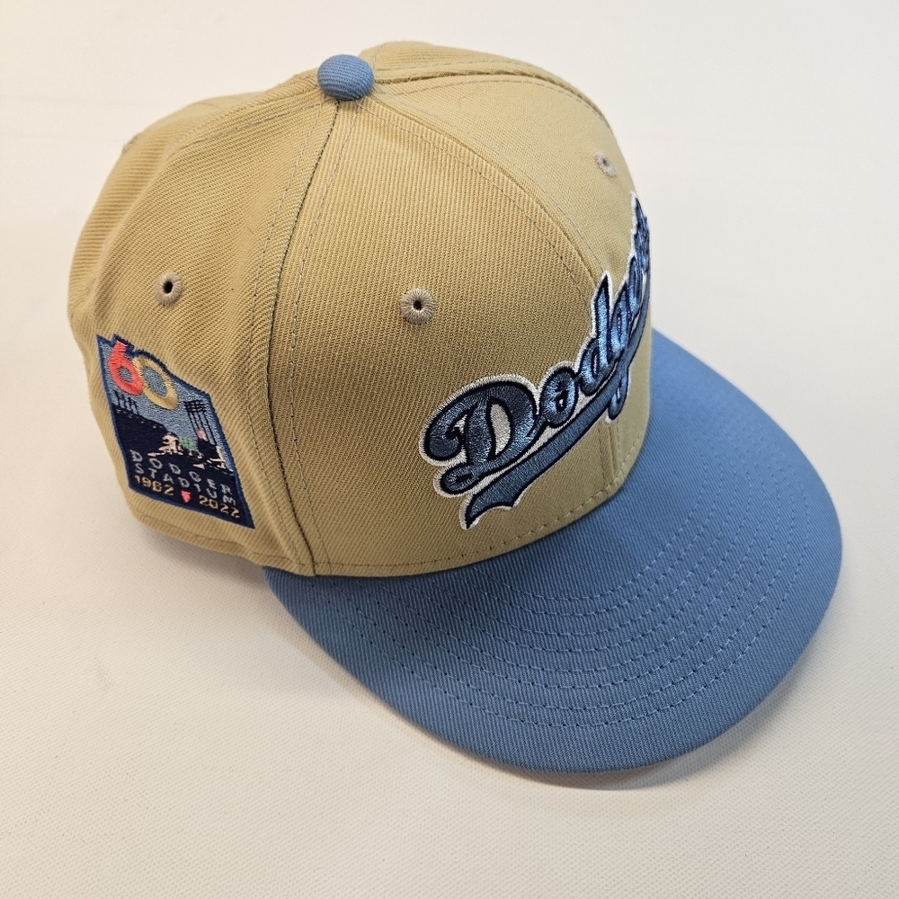Los Angeles Dodgers Script 60 Patch New Era 59FIFTY 2 Tone Pro Image Hat 7 1/4